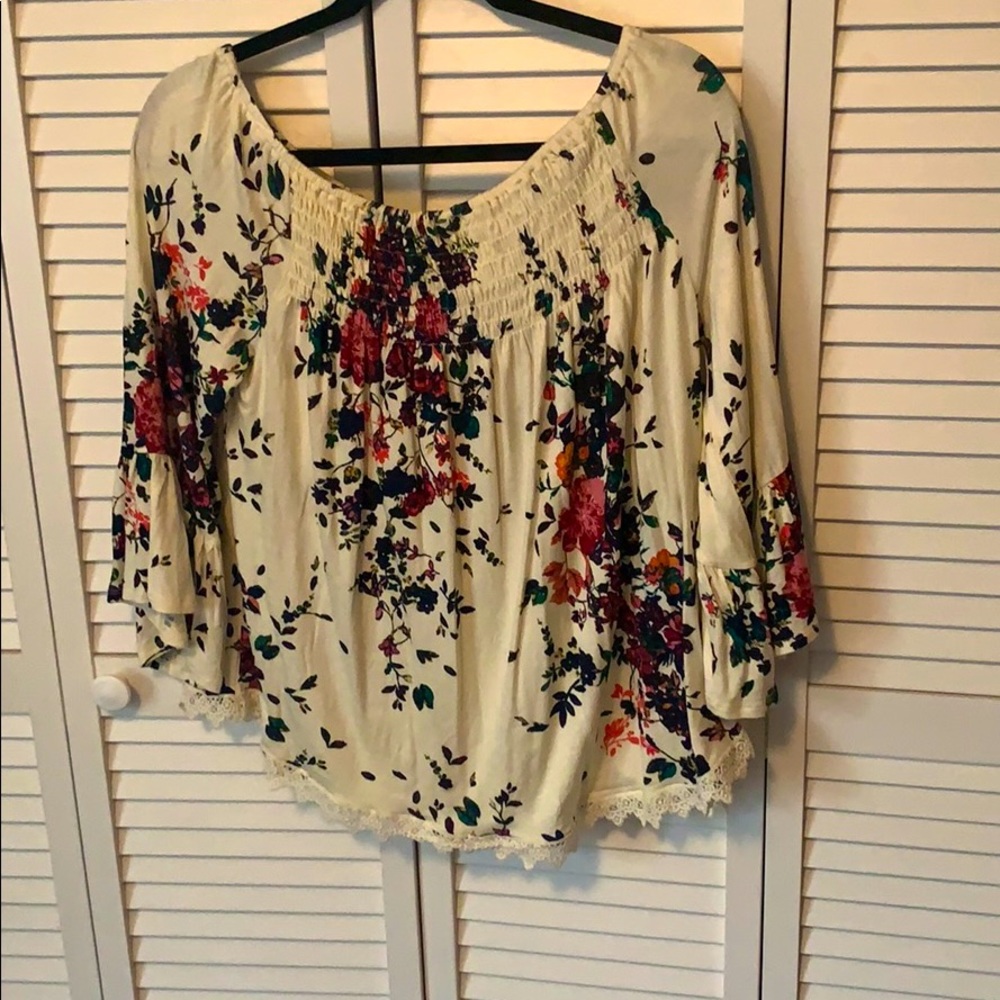 Off-the-Shoulder Boho Blouse